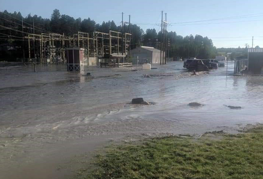 custer flood