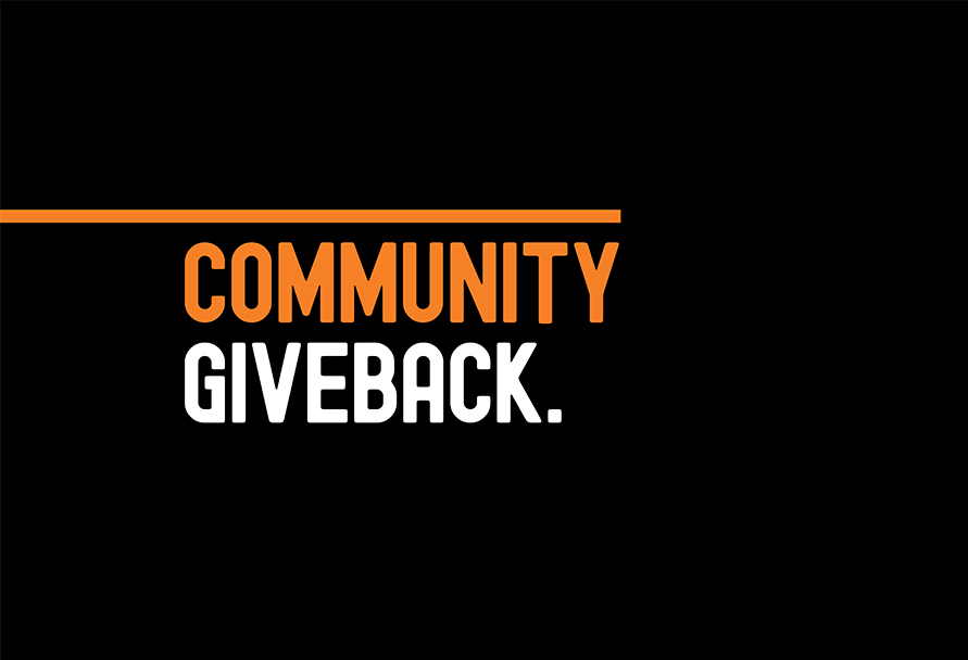 community giveback