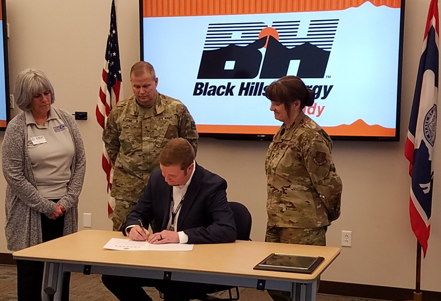 Black Hills Energy s Team Pledges Military Support In Wyoming Black 