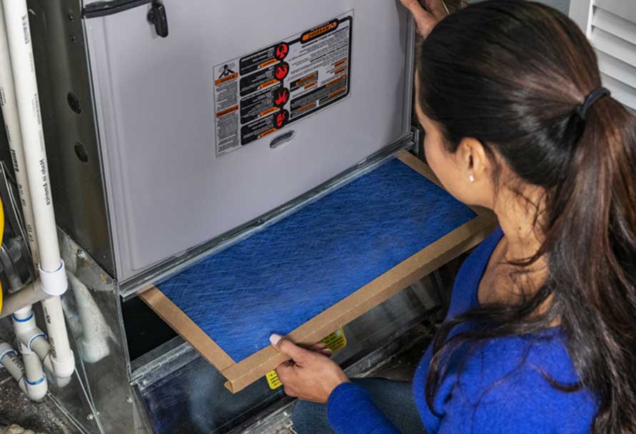 changing furnace filter