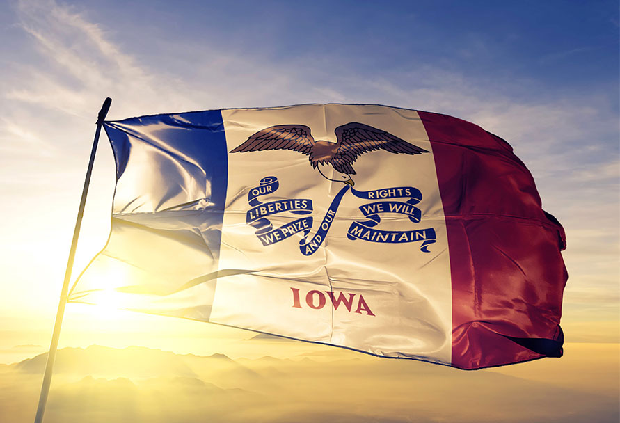 Iowa flag