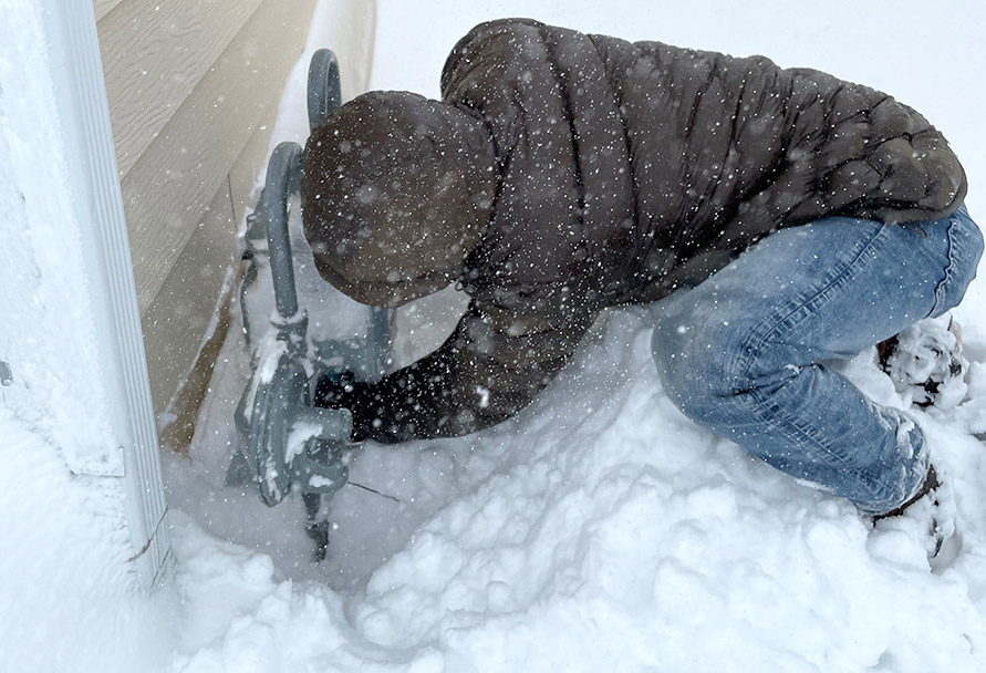 Clear your gas meter