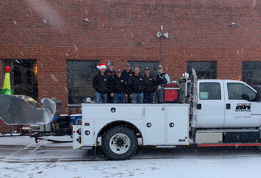 Holdrege Winter Festival light parade
