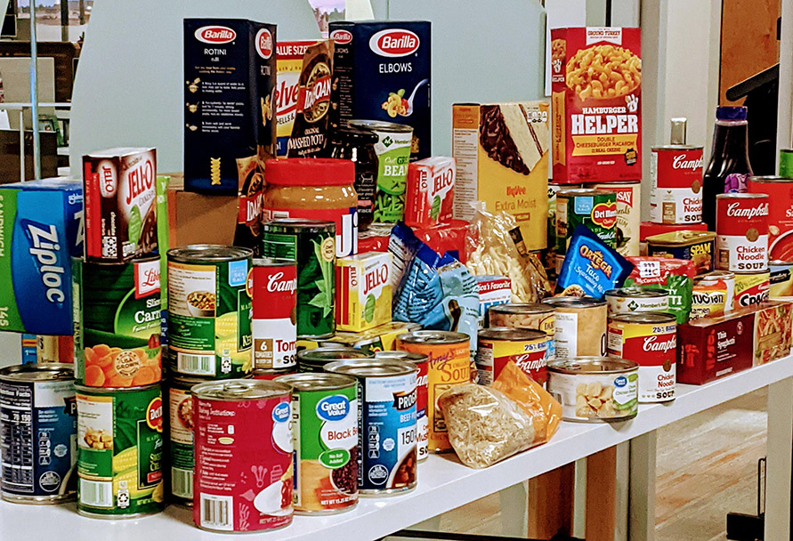 Reliability Center food drive