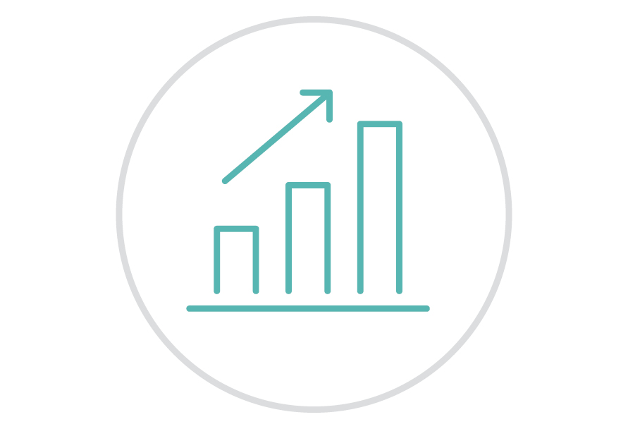 Sustainable growth icon