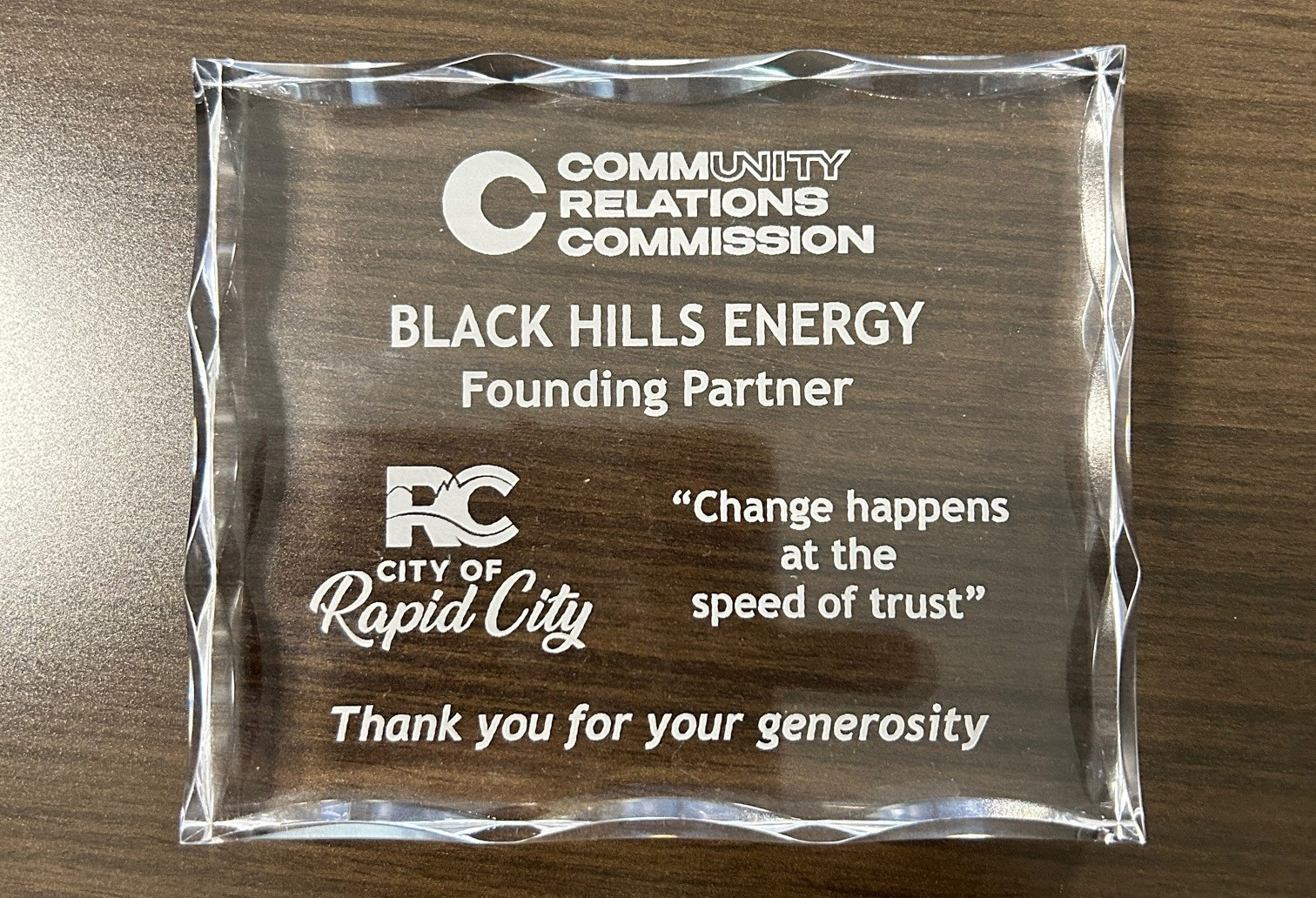 community relations commission award