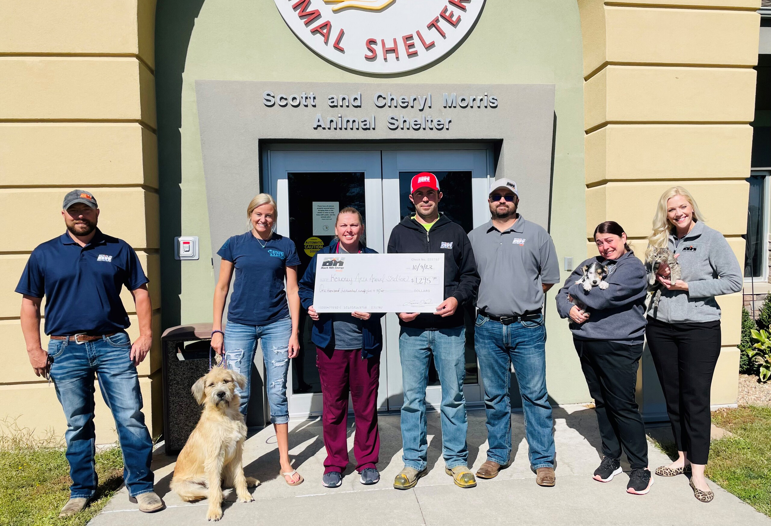 Check presentation in Kearney, Nebraska