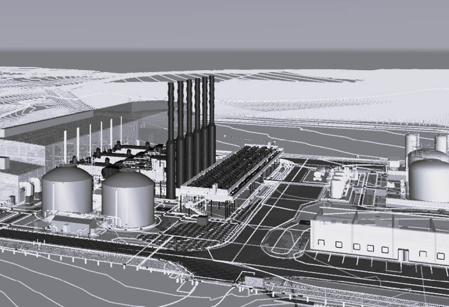 Rendering image of the new Lange II Generating Station in Rapid City, South Dakota.