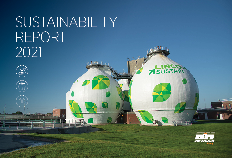 2021 sustainabilty report cover