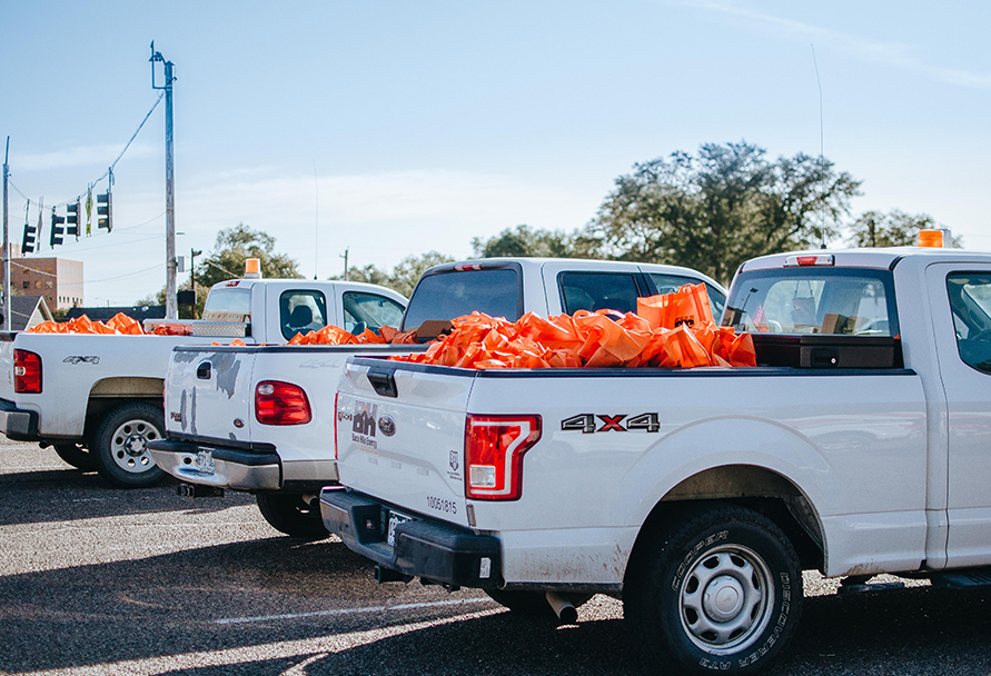 pueblo donation bags