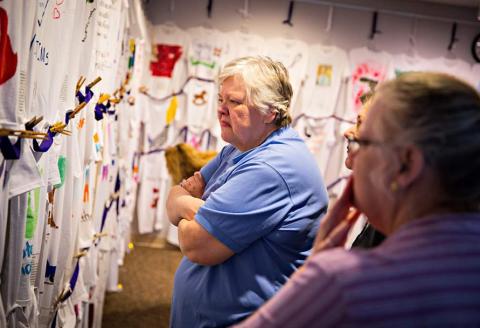 Clothesline project