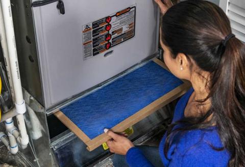 changing furnace filter